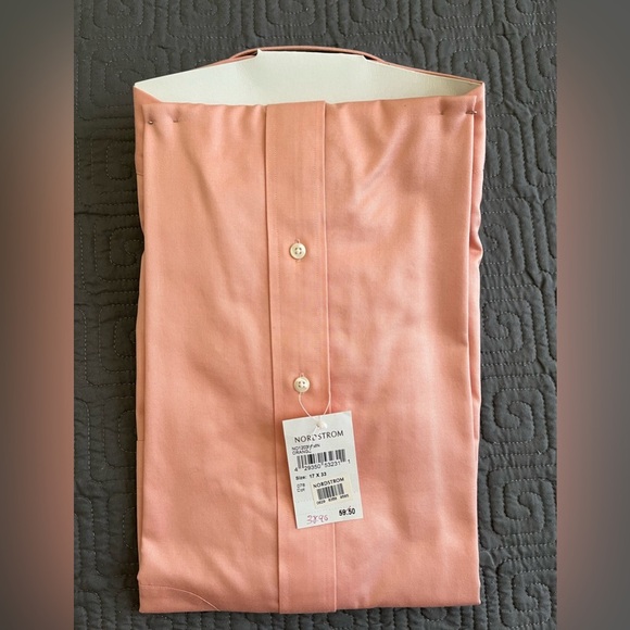Nordstrom Men's Coral Dress Shirt - Picture 3 of 3